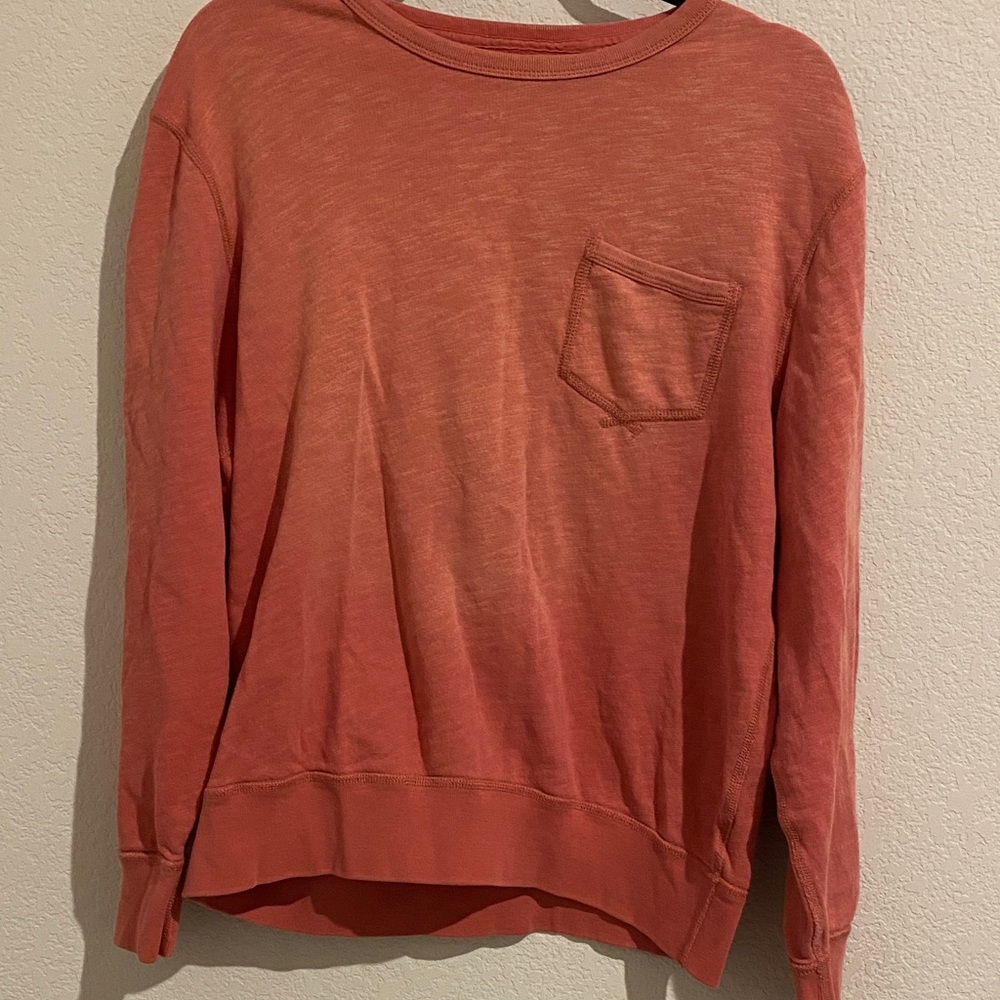 J Crew Casual Orange Sweatshirt with Pocket